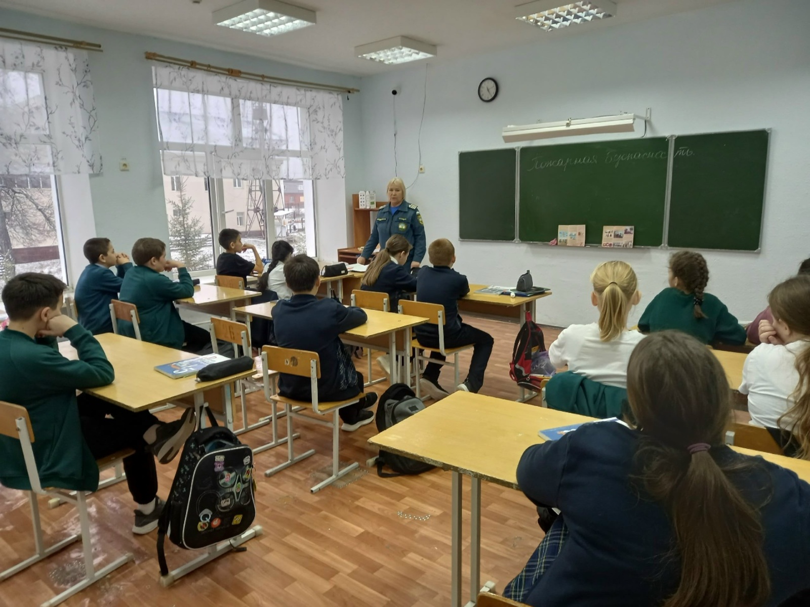 Чтобы знал каждый школьник: урок пожарной безопасности от профессионала