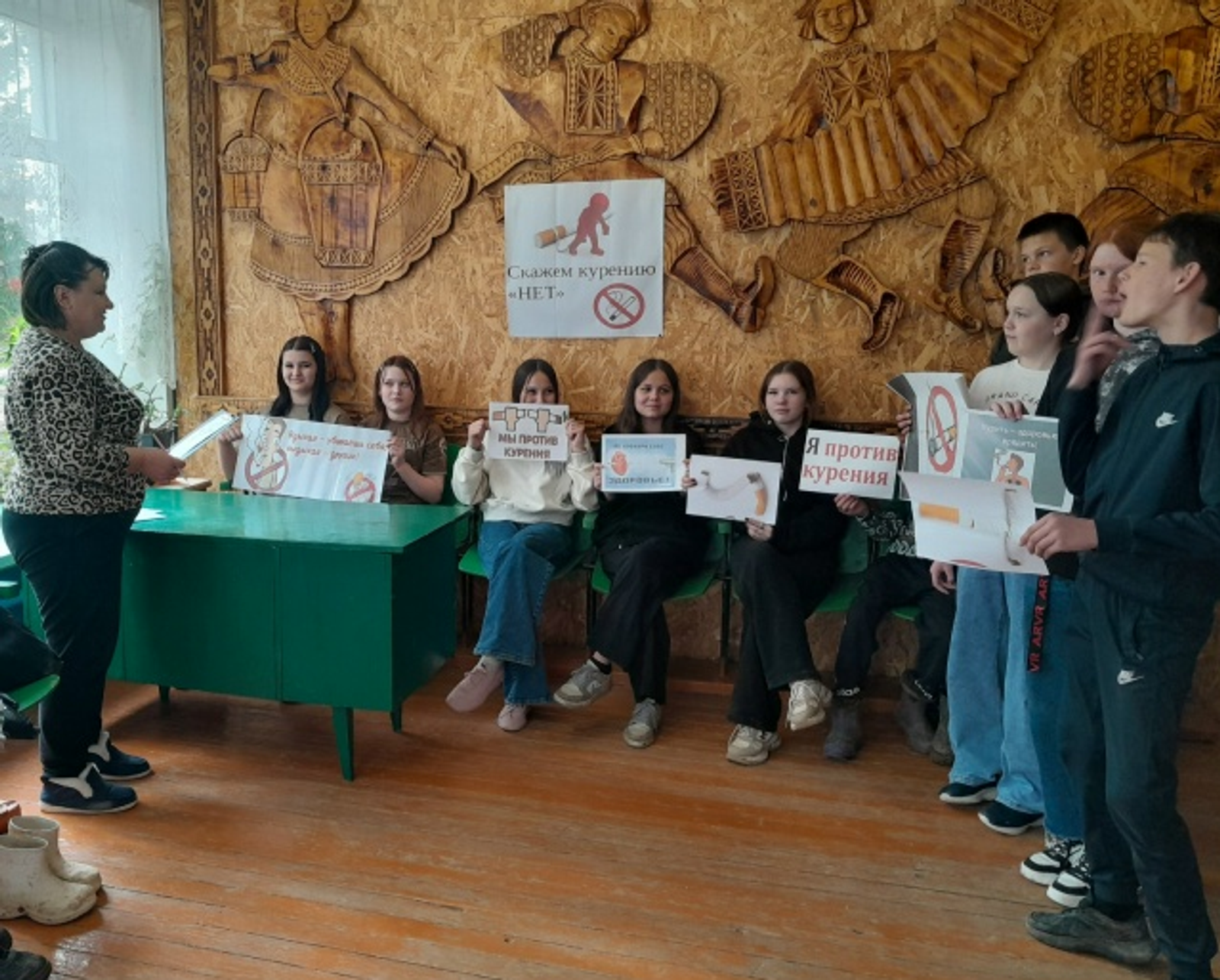 Акция о вреде курения