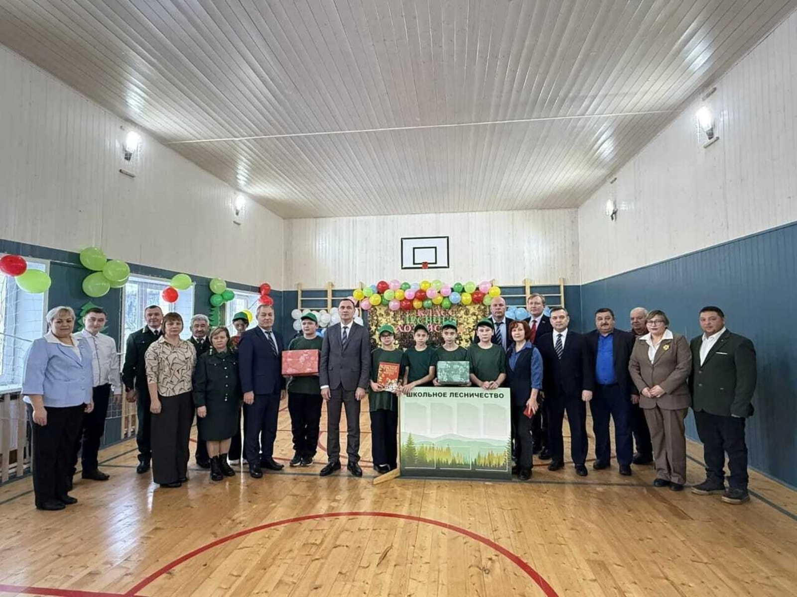 Открытие школьного лесничества – уже второго на базе Нуримановского лесхоза