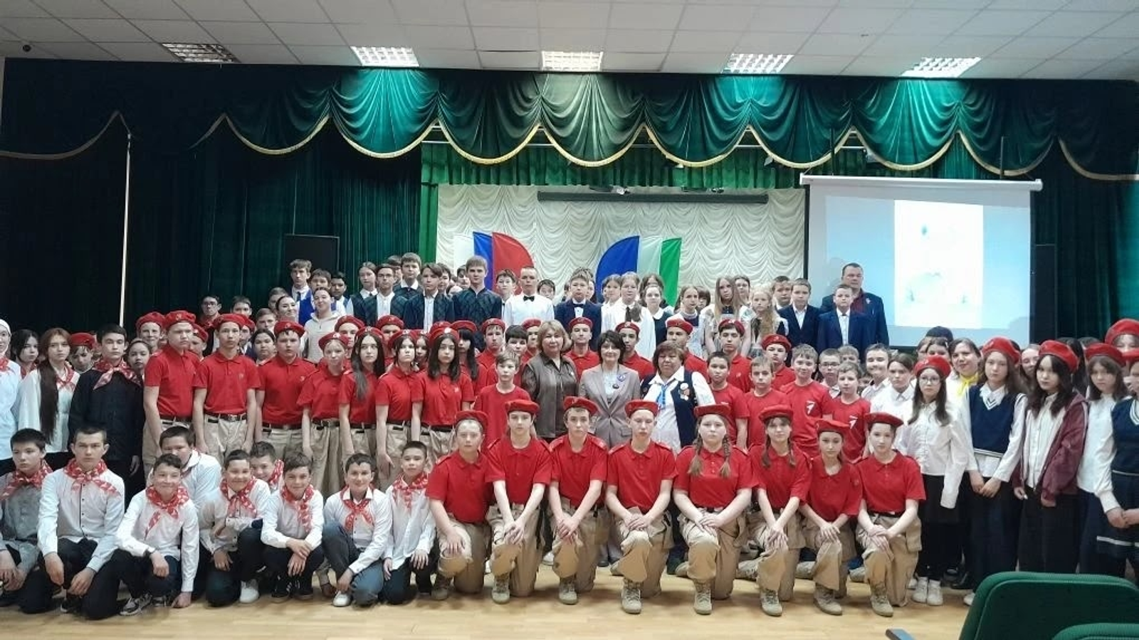 Урок мужества в Красноключевской школе