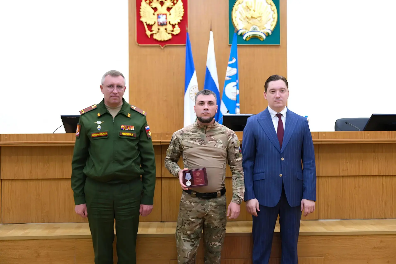 Владимир Путин наградил медалью «За отвагу» участника СВО из Башкирии