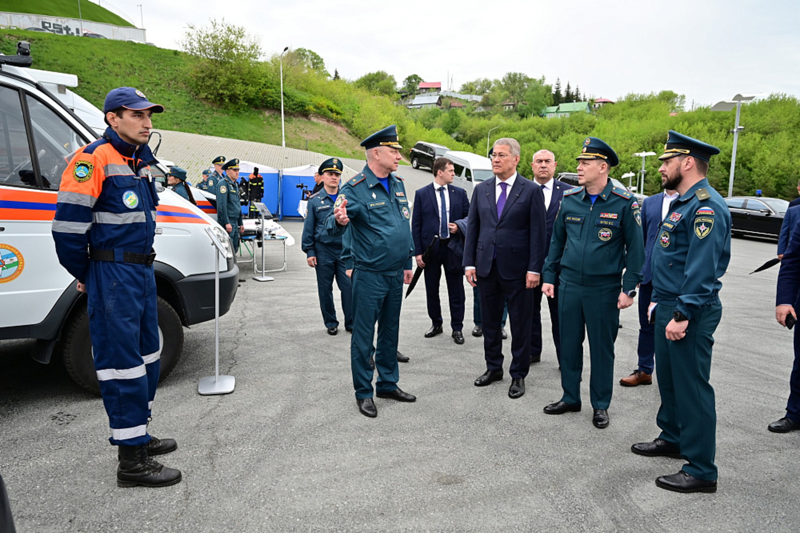 Открытие X Международных соревнований по пожарно-спасательному спорту