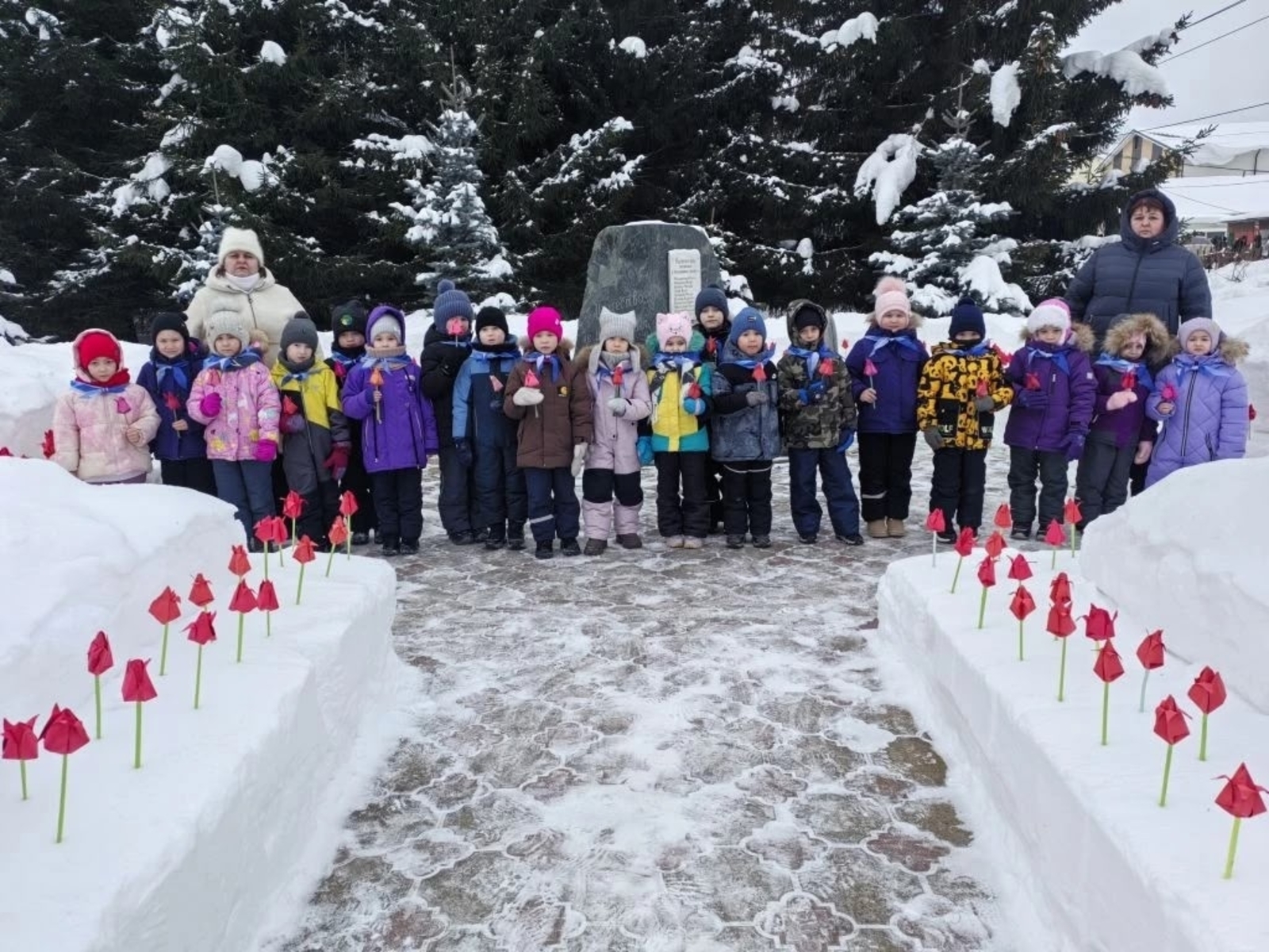 Самые юные патриоты района!