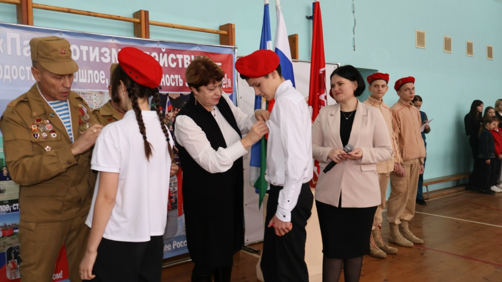 Посвящение в юнармейцы!