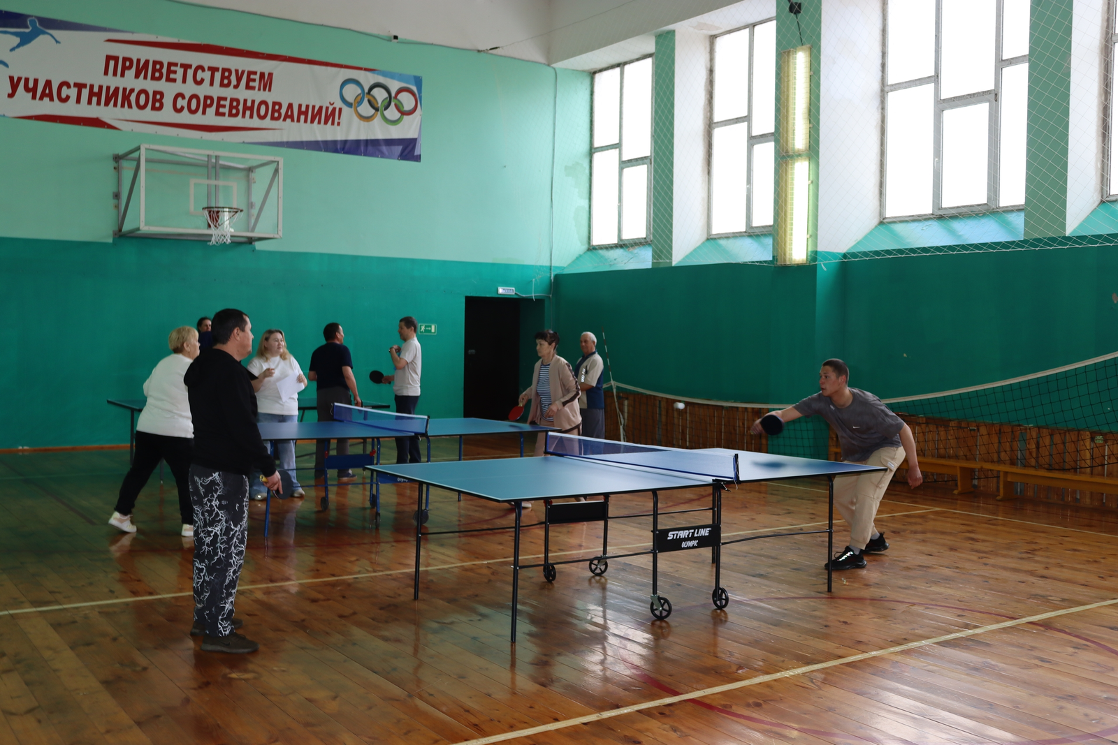 Ветераны Нуримановского района проявили спортивный азарт