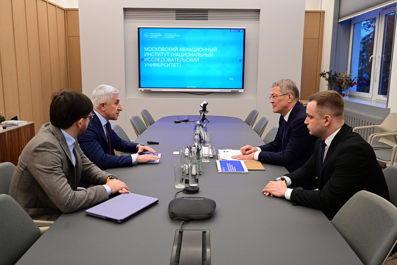 Встреча с ректором Московского авиационного института Михаилом Погосяном