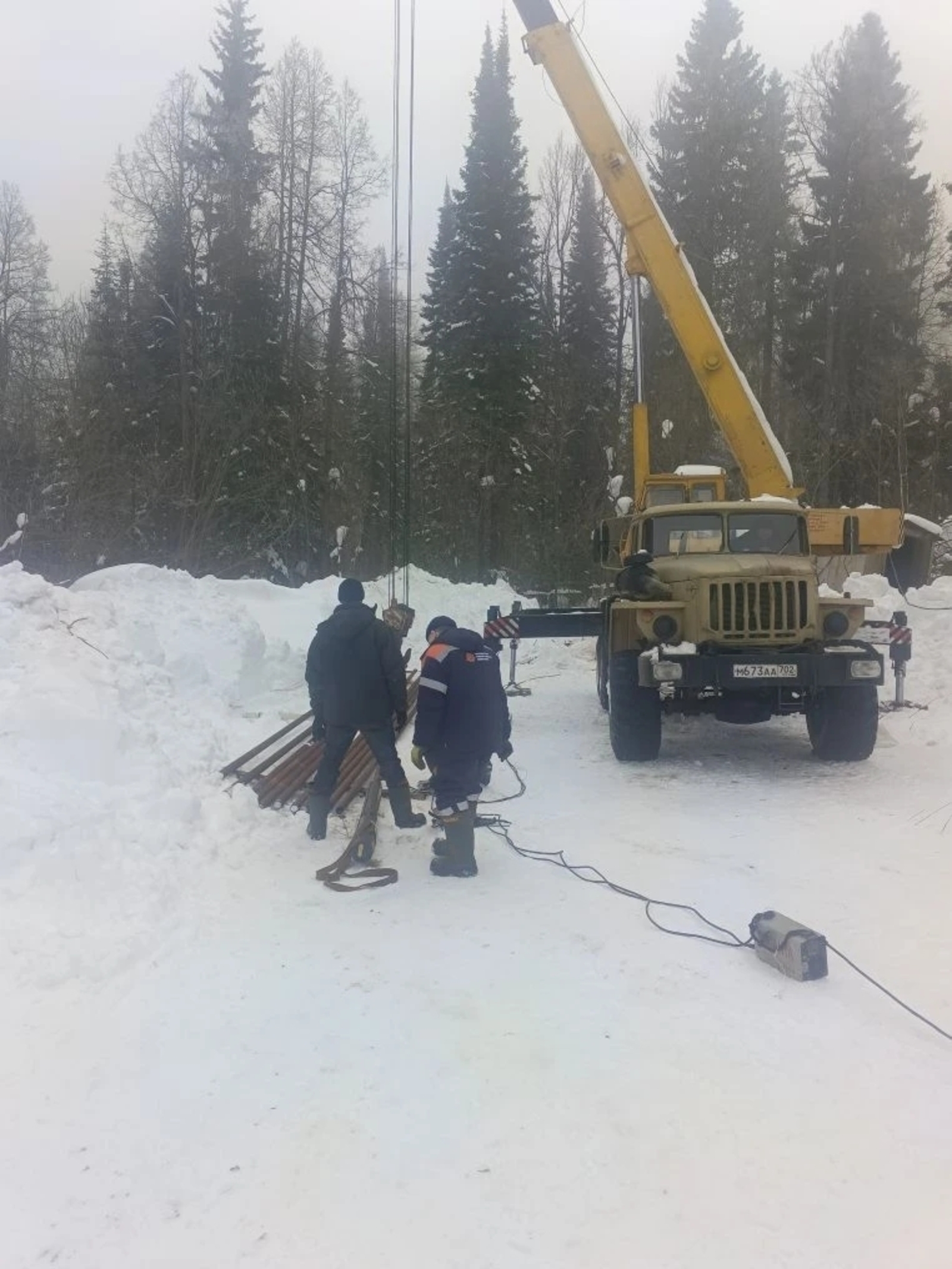 Работы по замене насоса в Павловке