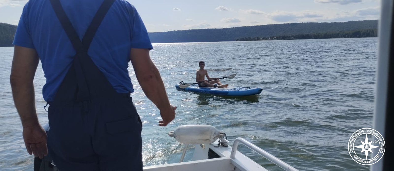 Один посреди водохранилища