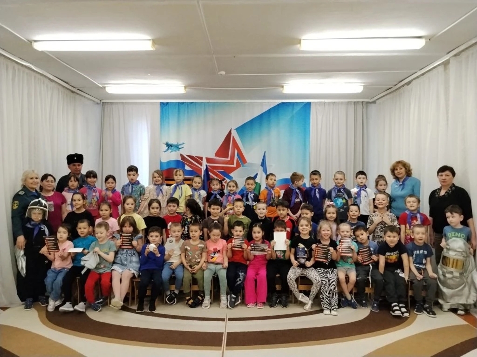 Обучение детей правилам пожарной безопасности в детском саду «Сказка»