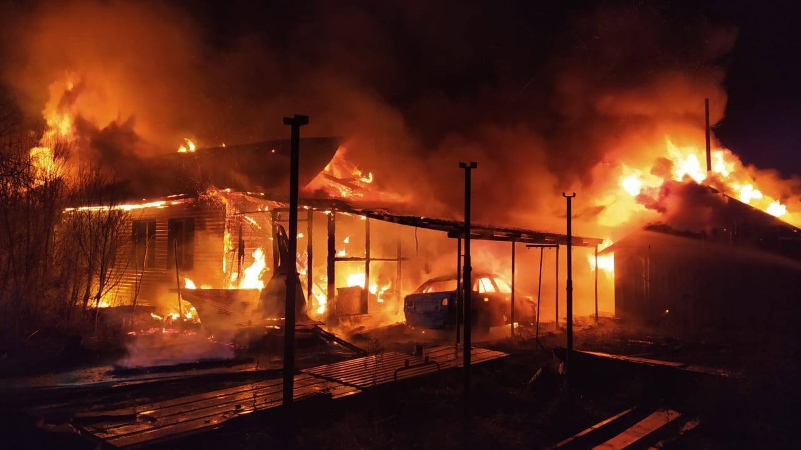 В Новокулево случился пожар