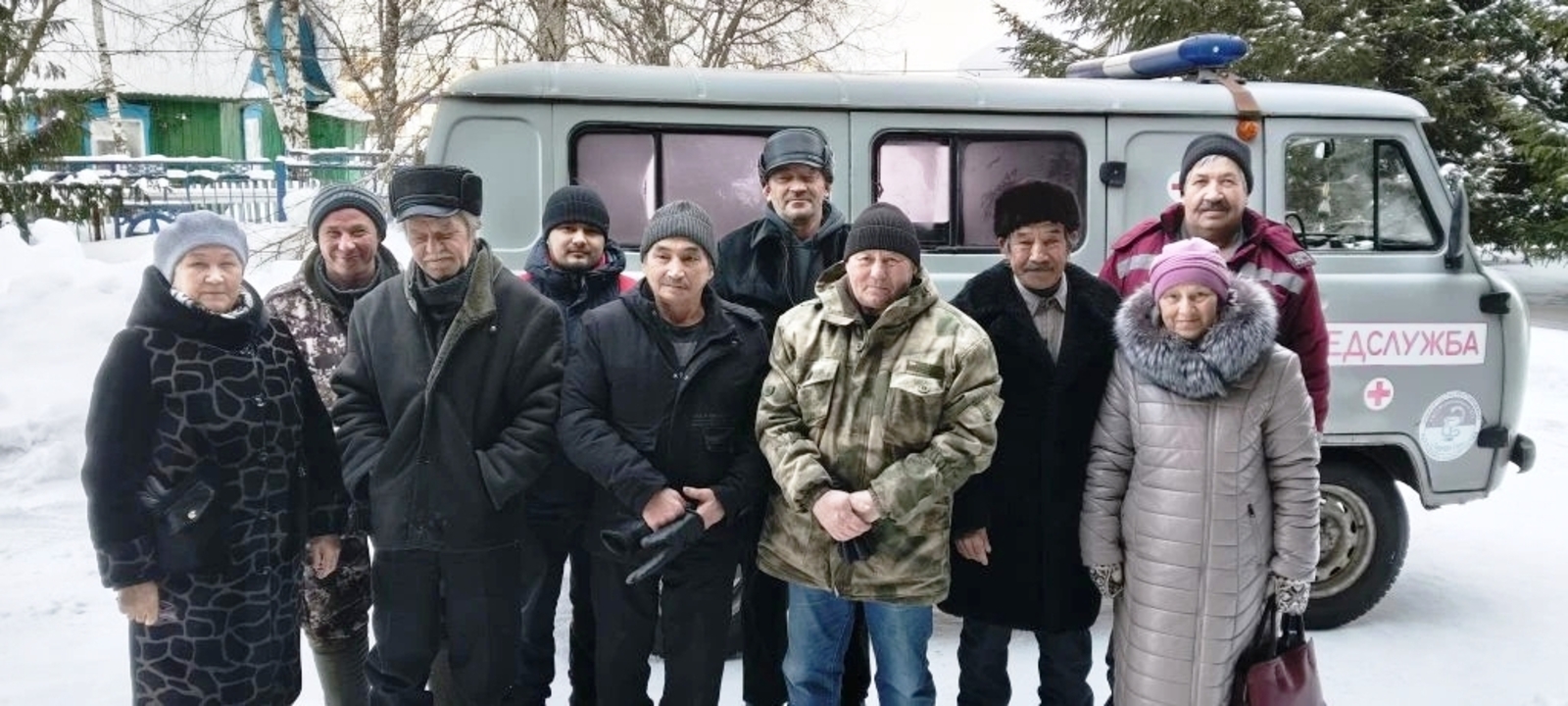 Жителей отдаленных сел Нуримановского района привозят на диспансеризацию