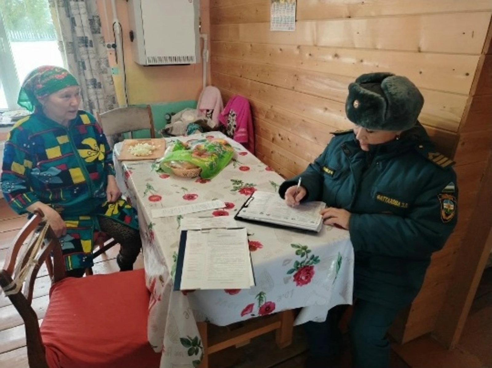 Профилактический рейд по пожарной безопасности в селе Никольское