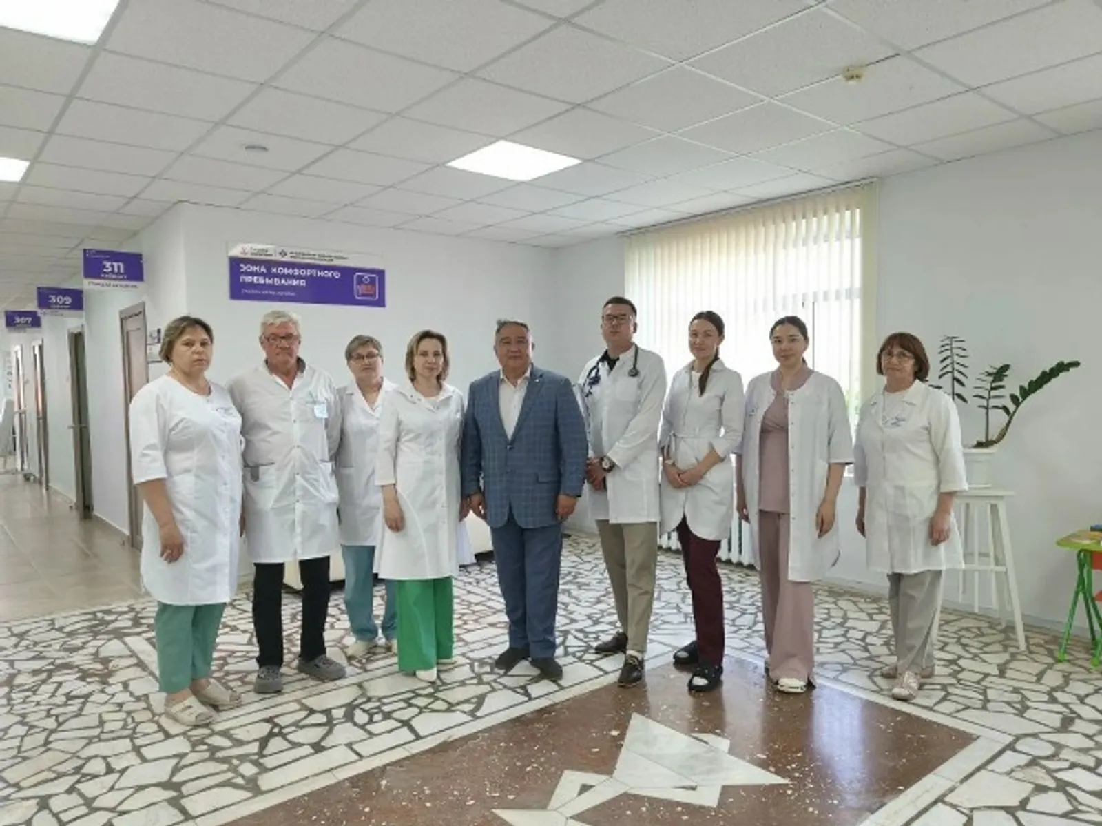 Визит замминистра здравоохранения в Нуримановскую ЦРБ