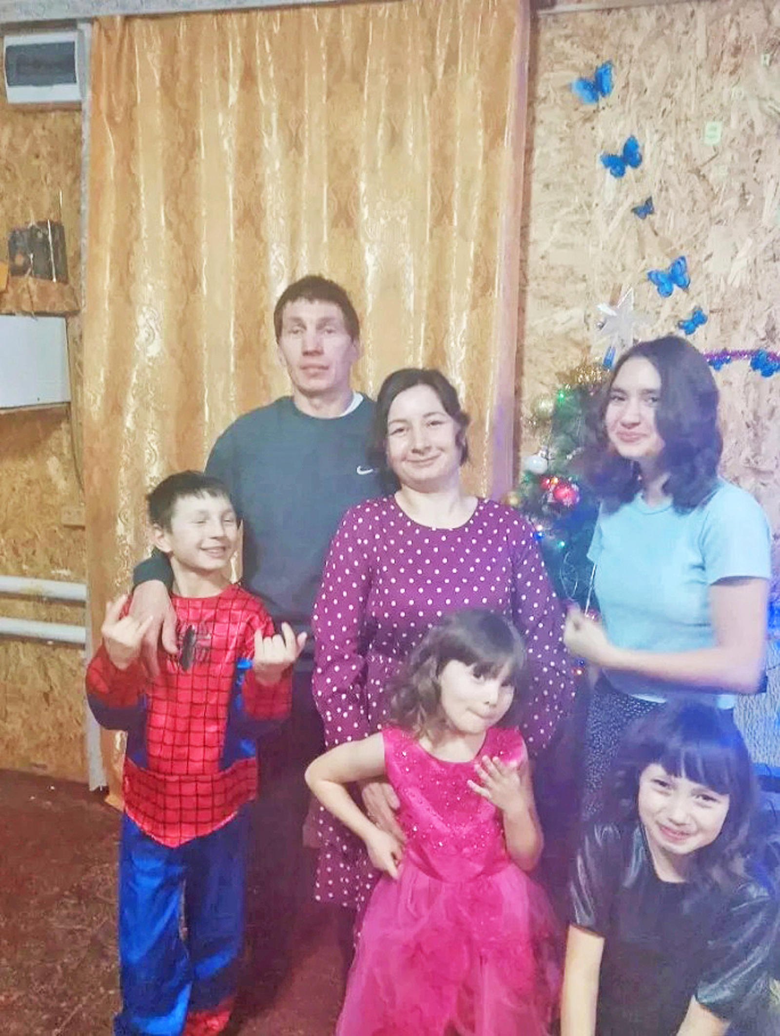 Семья Фагамуллиных из деревни Саргаязово воспитывает четверых детей