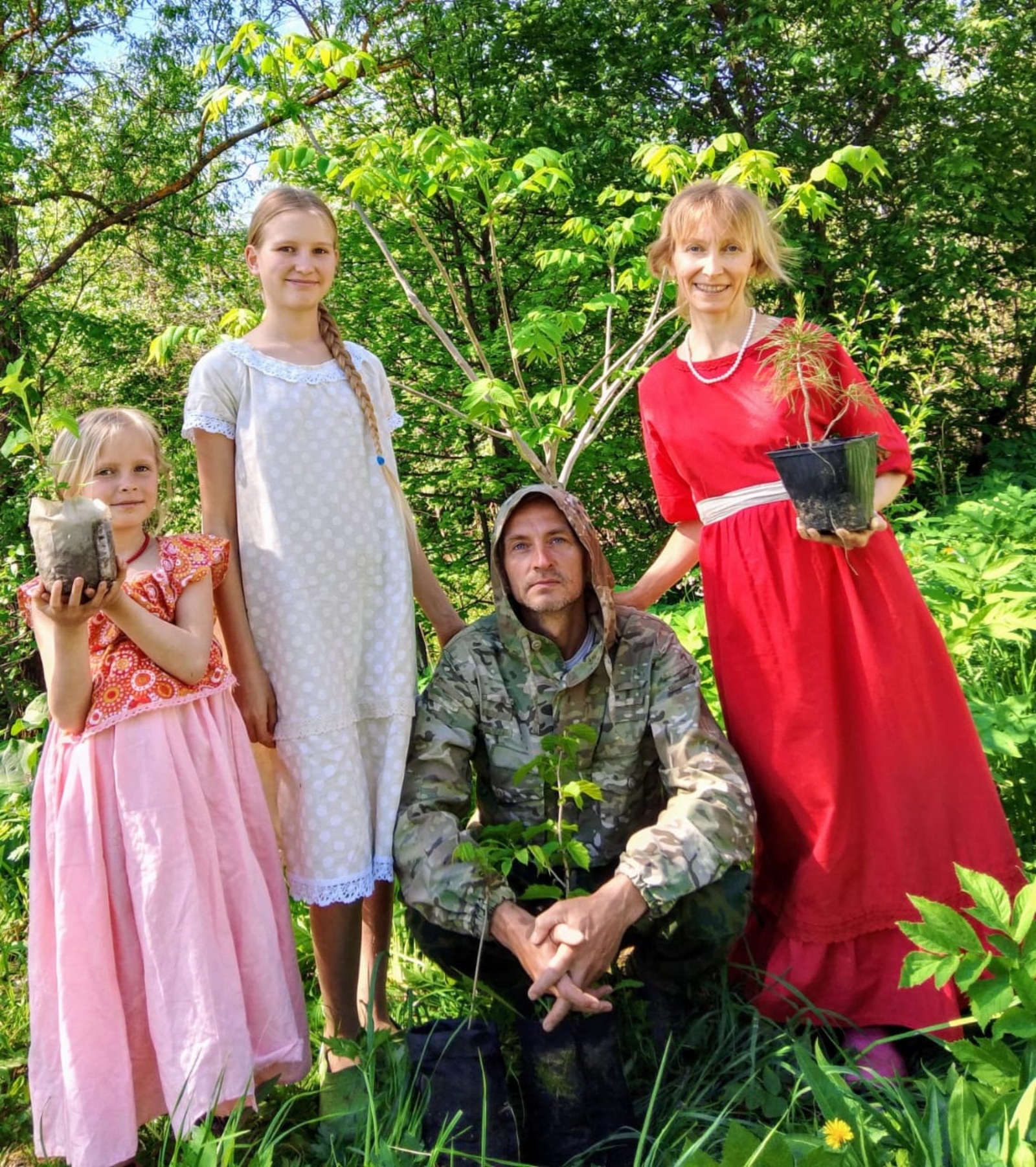 Выращивать растения – семейное дело